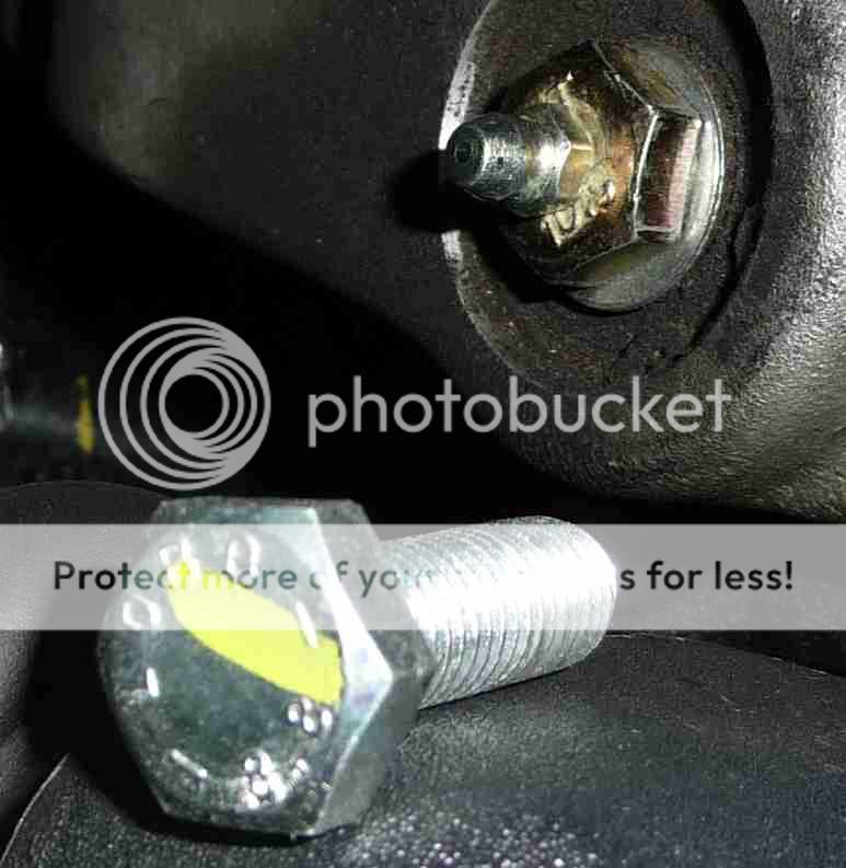 Modern Vespa grease bolts