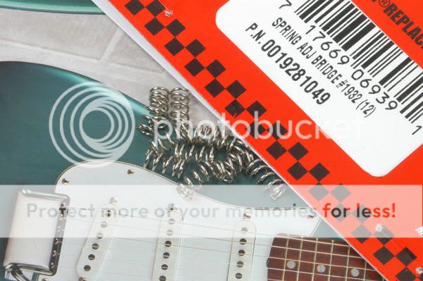 stratocaster bridge springs. Twelve (12) Genuine Fender New Nickel Stratocaster Bridge Saddle Springs.